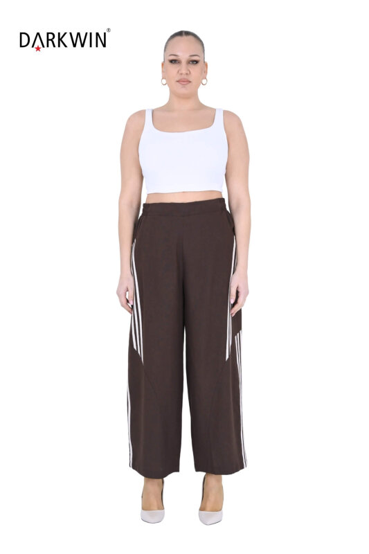 P9611 DARKWIN BLUZ-PANTOLON KAHVE - 5