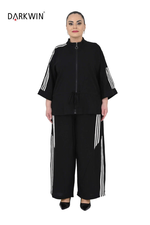 P9611 DARKWIN BLUZ-PANTOLON SIYAH - 1