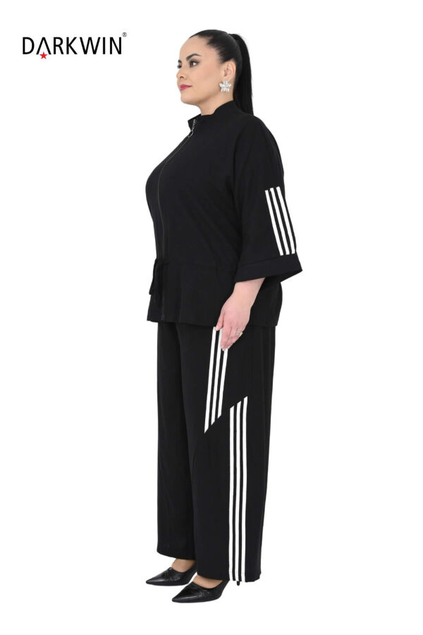 P9611 DARKWIN BLUZ-PANTOLON SIYAH - 2
