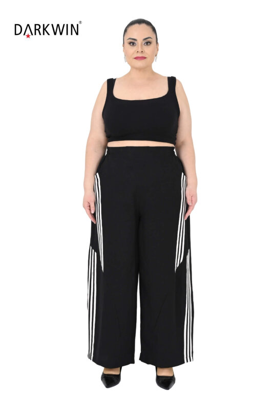 P9611 DARKWIN BLUZ-PANTOLON SIYAH - 5
