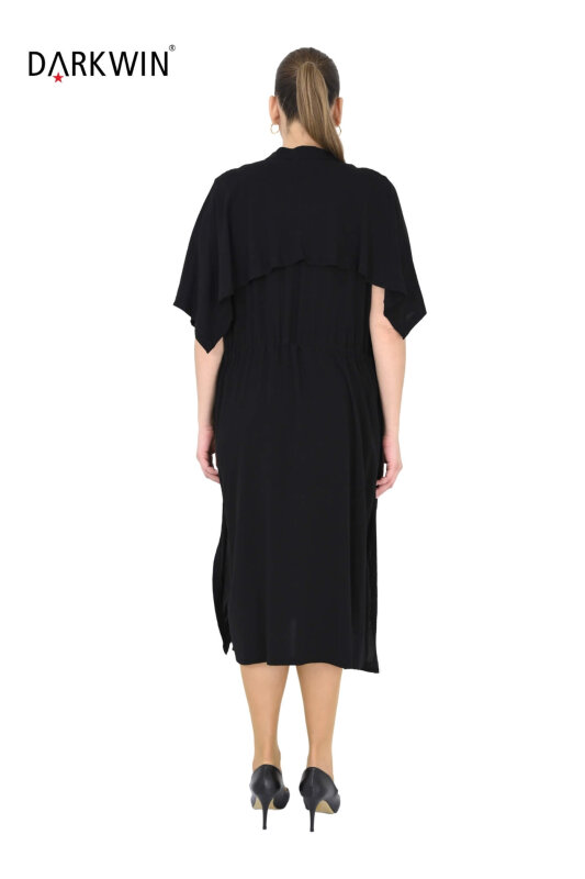 P9613 DARKWIN ELBİSE SIYAH - 3