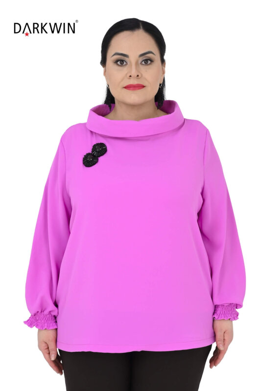 P9631 DARKWIN BLUZ FUSYA - DARKWIN