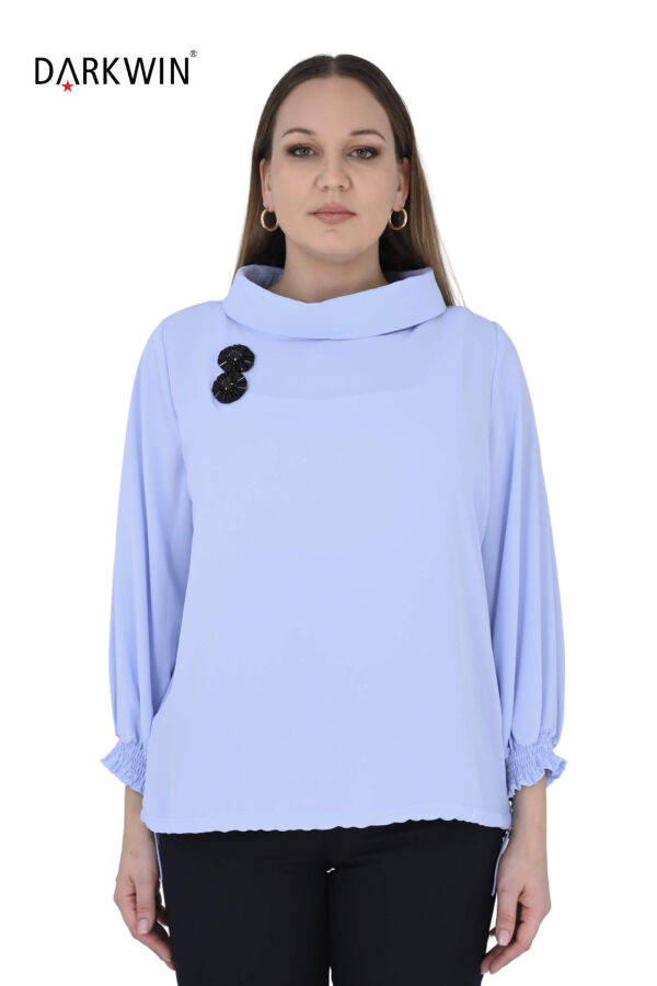 P9631 DARKWIN BLUZ MAVI - 1