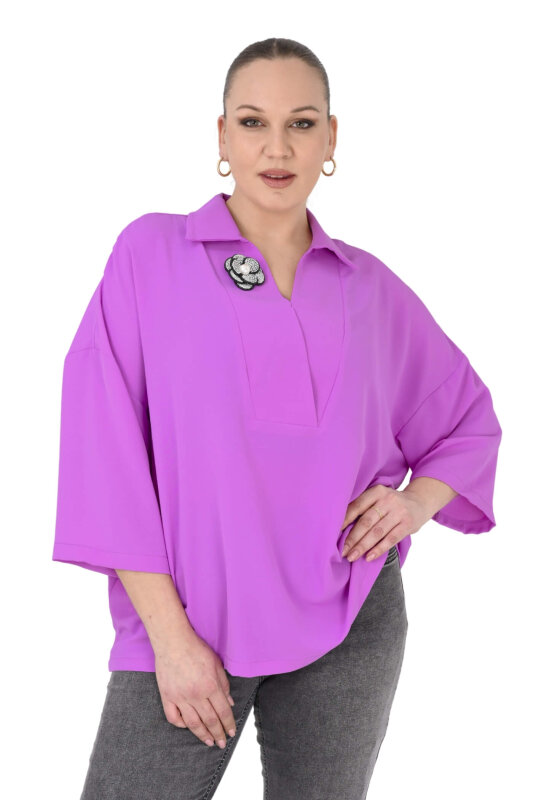 P9632 DARKWIN BLUZ FUSYA - 4