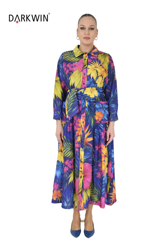 P9641 DARKWIN ELBİSE DESENLI - DARKWIN