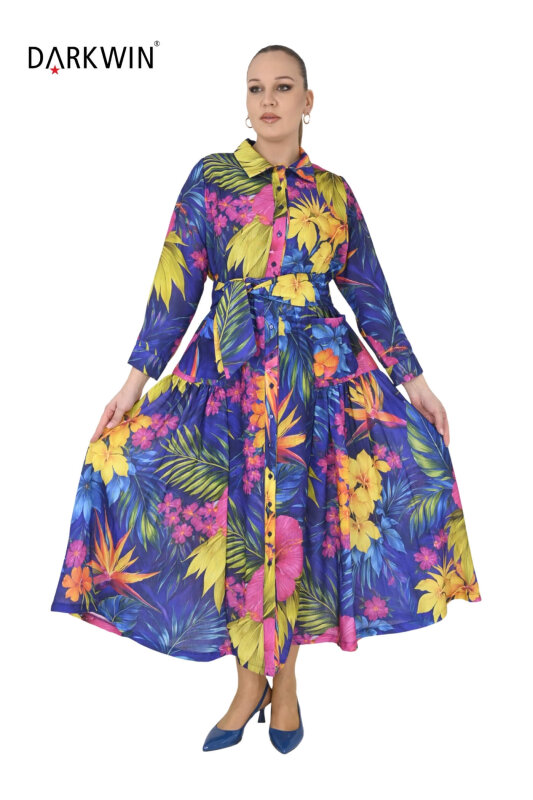 P9641 DARKWIN ELBİSE DESENLI - 4