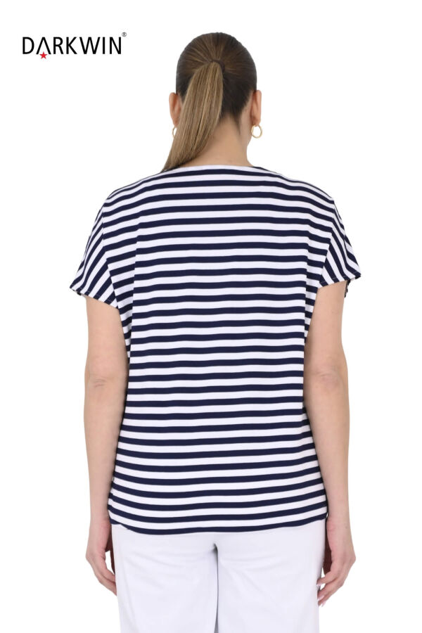 P9642 DARKWIN BLUZ LACI-BEYAZ - 3