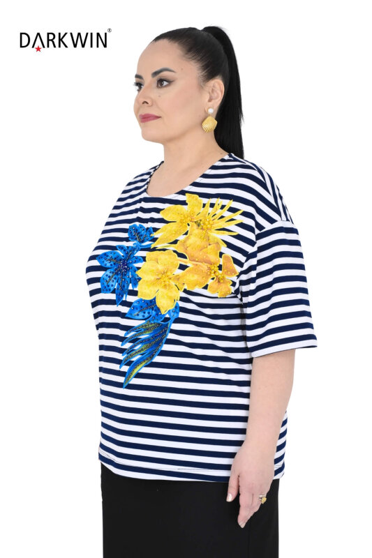 P9643 DARKWIN BLUZ LACI-BEYAZ - DARKWIN (1)