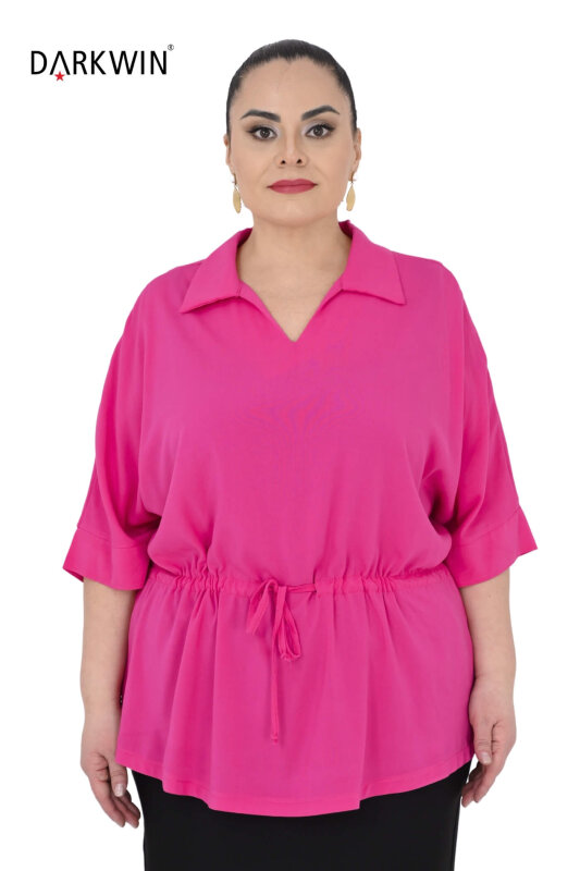 P9644 DARKWIN BLUZ FUSYA - DARKWIN