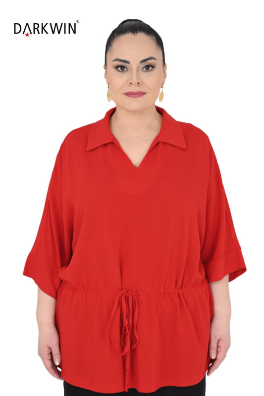 P9644 DARKWIN BLUZ KIRMIZI - DARKWIN