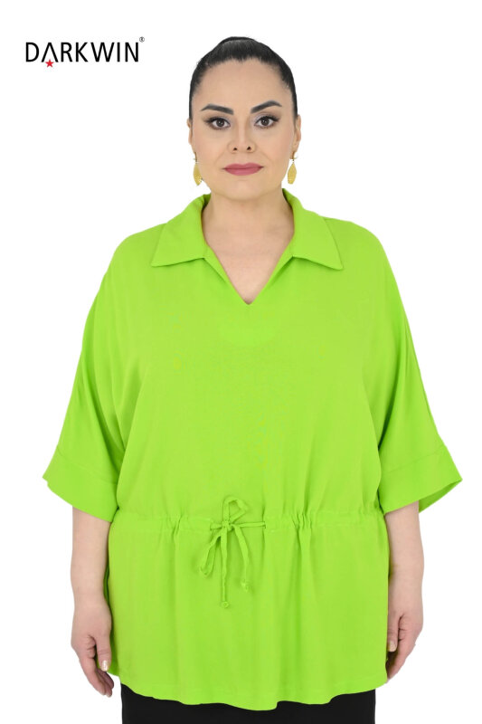 P9644 DARKWIN BLUZ YESIL - DARKWIN