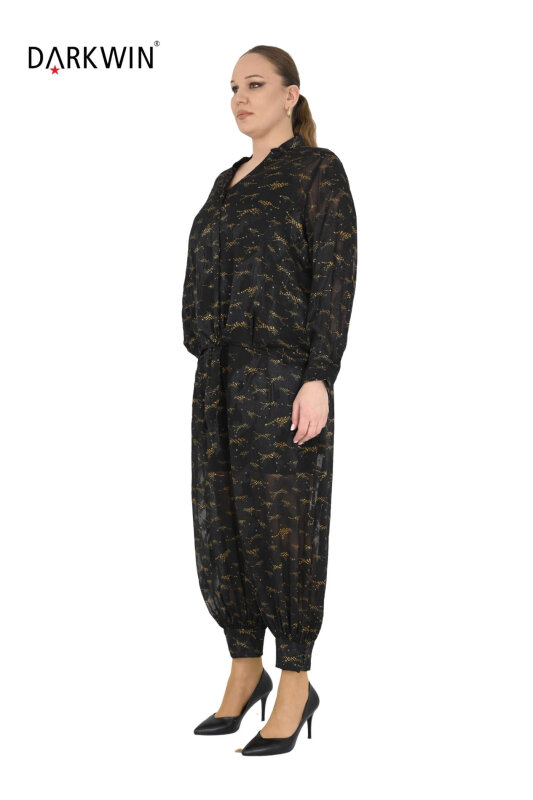 P9645 DARKWIN BLUZ-PANTOLON SIYAH - DARKWIN (1)