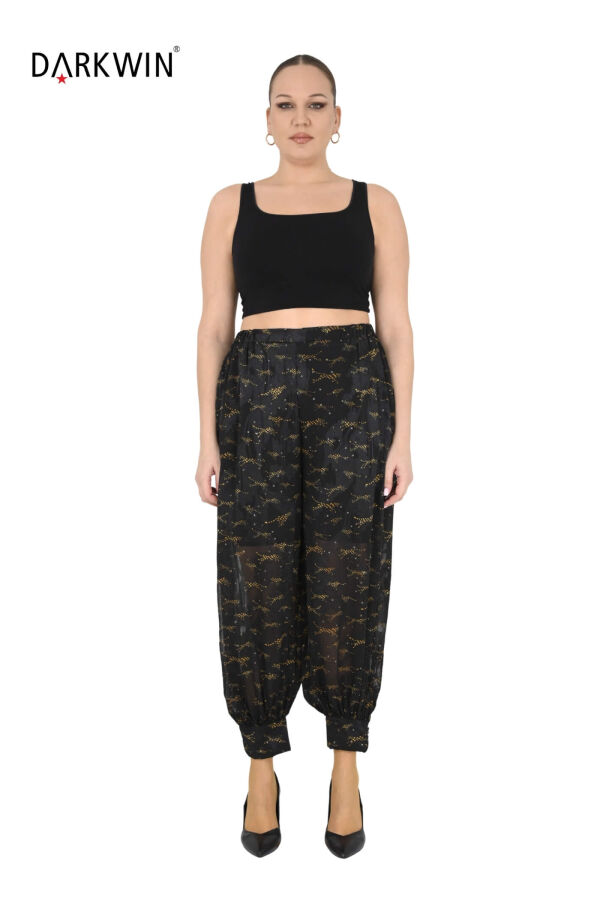 P9645 DARKWIN BLUZ-PANTOLON SIYAH - 5