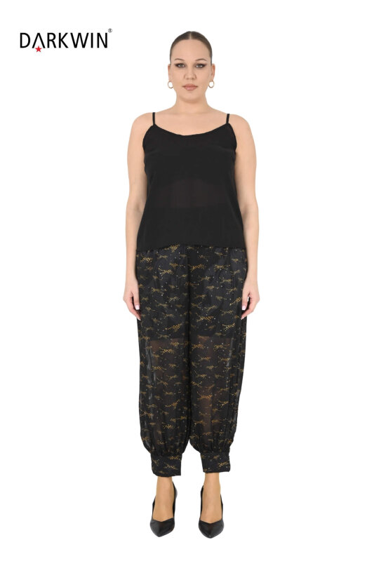 P9645 DARKWIN BLUZ-PANTOLON SIYAH - 6