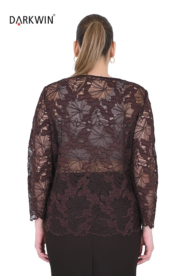 P9656-B DARKWIN BLUZ KAHVE - 3
