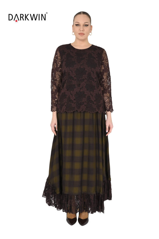 P9656 DARKWIN BLUZ-ETEK DESENLI - DARKWIN