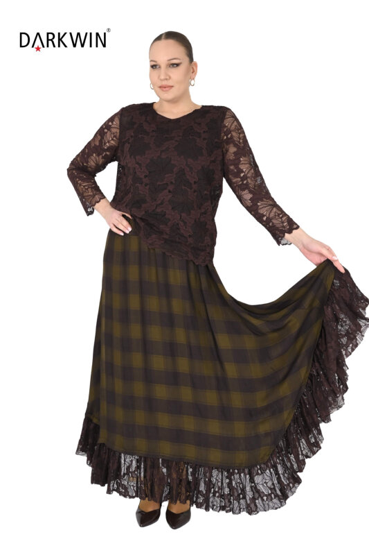 P9656 DARKWIN BLUZ-ETEK DESENLI - 4