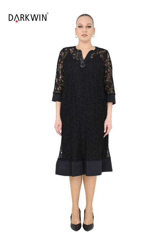 P9664 DARKWIN TUNİK 2 Lİ SIYAH - DARKWIN