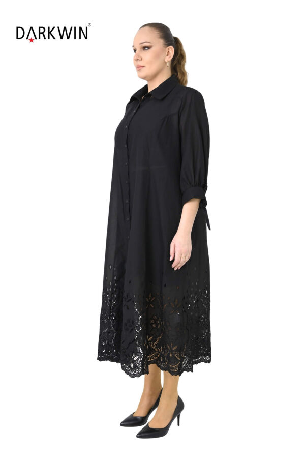 P9666 DARKWIN ELBİSE SIYAH - 2
