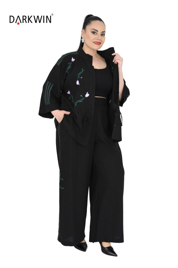 P9670 DARKWIN CEKET-PANTOLON SIYAH - 4