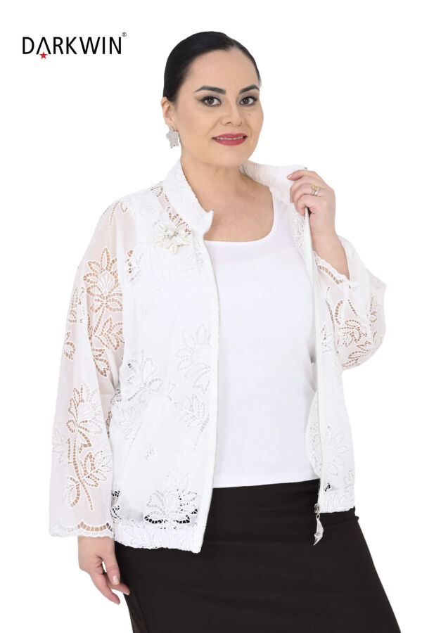 P9675 DARKWIN CEKET BEYAZ - 4