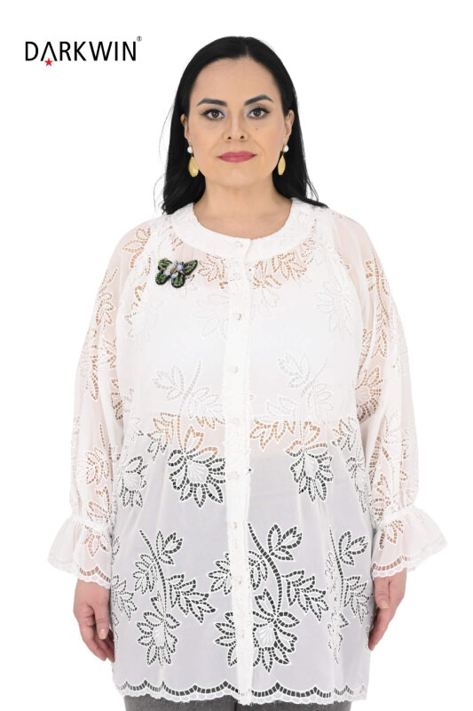 P9676 DARKWIN GÖMLEK BEYAZ - DARKWIN