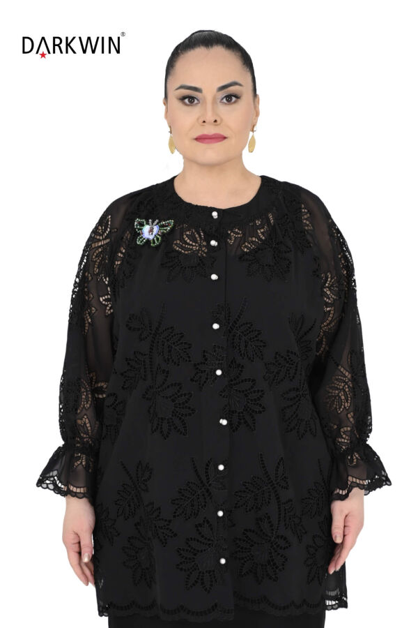 P9676 DARKWIN GÖMLEK SIYAH - 1