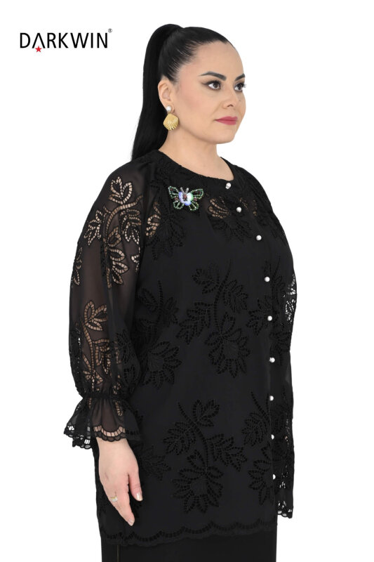 P9676 DARKWIN GÖMLEK SIYAH - DARKWIN (1)