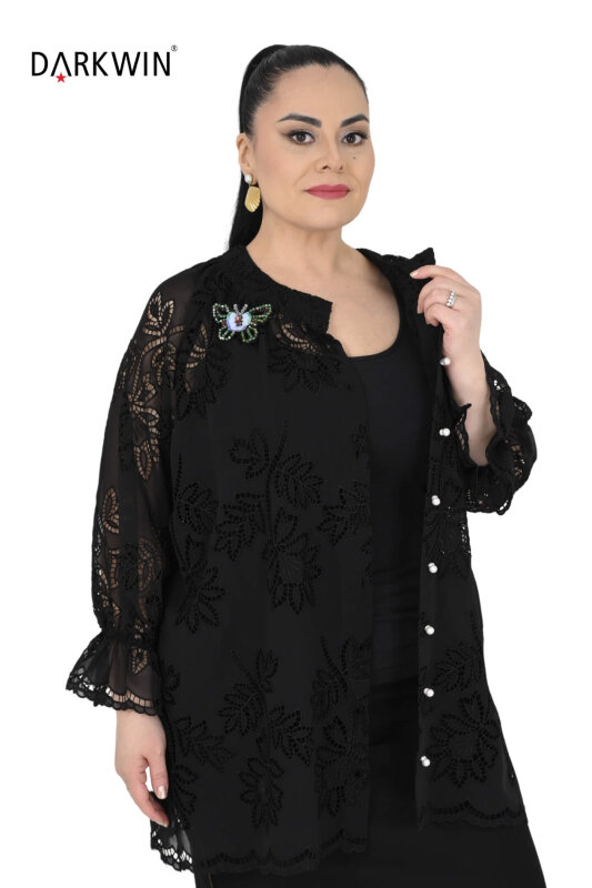 P9676 DARKWIN GÖMLEK SIYAH - 4