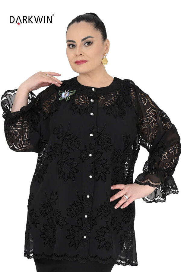 P9676 DARKWIN GÖMLEK SIYAH - 5