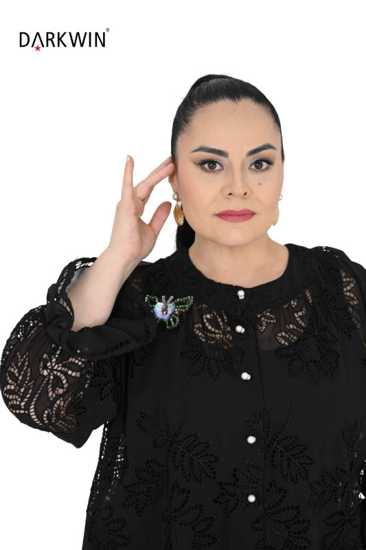 P9676 DARKWIN GÖMLEK SIYAH - 6