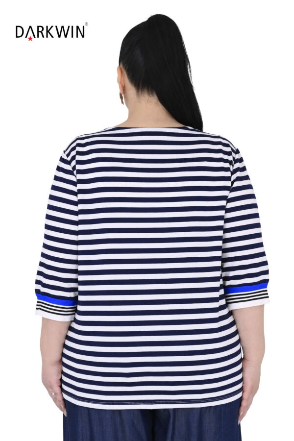 P9681 DARKWIN BLUZ LACI-BEYAZ - 9