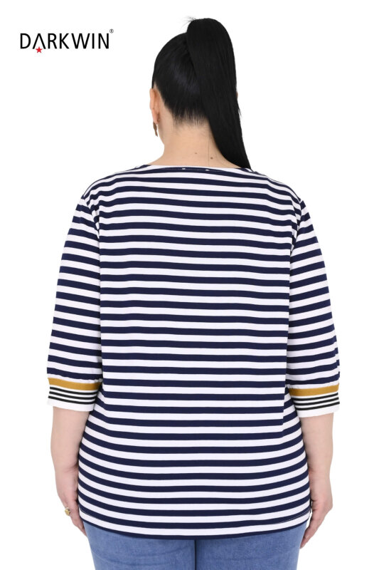 P9681 DARKWIN BLUZ LACI-BEYAZ - 15