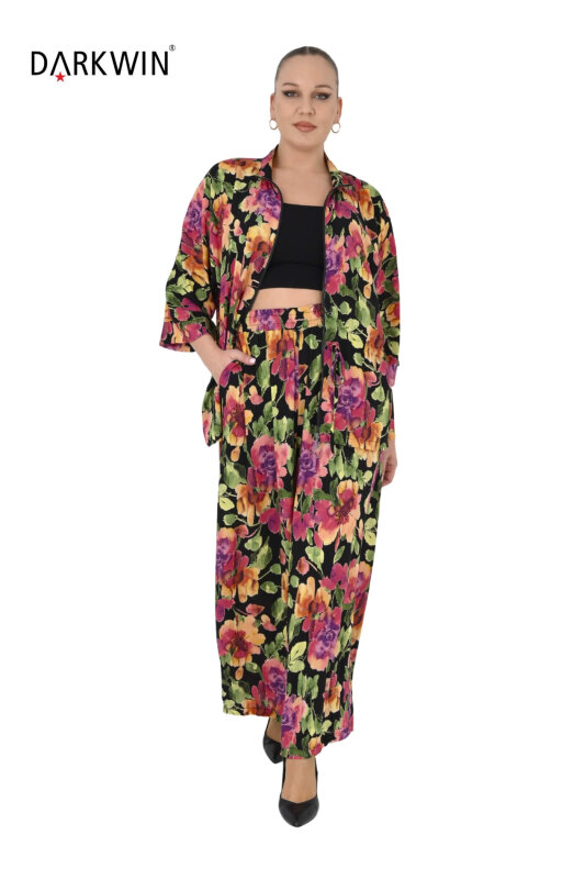 P9691 DARKWIN BLUZ-PANTOLON DESENLI - 4