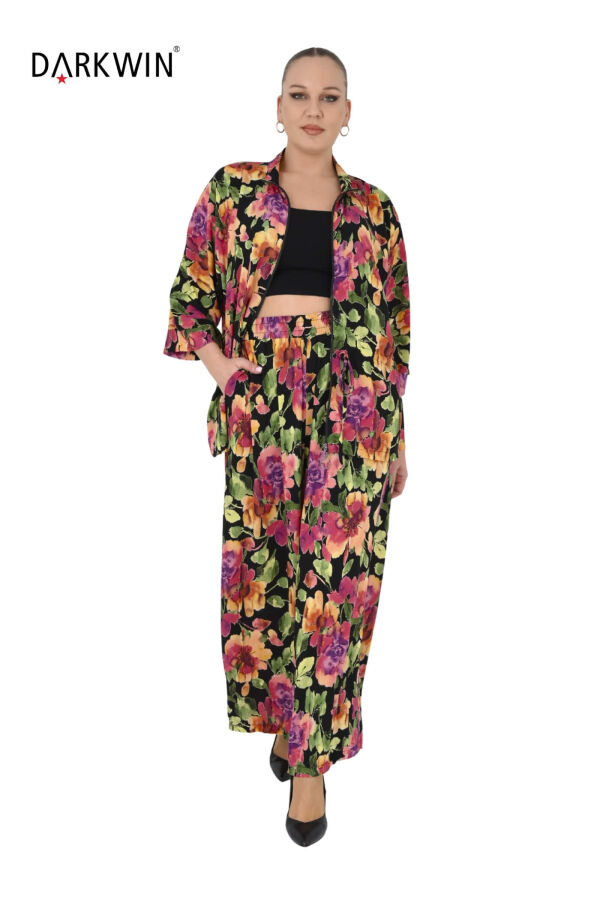 P9691 DARKWIN BLUZ-PANTOLON DESENLI - 4