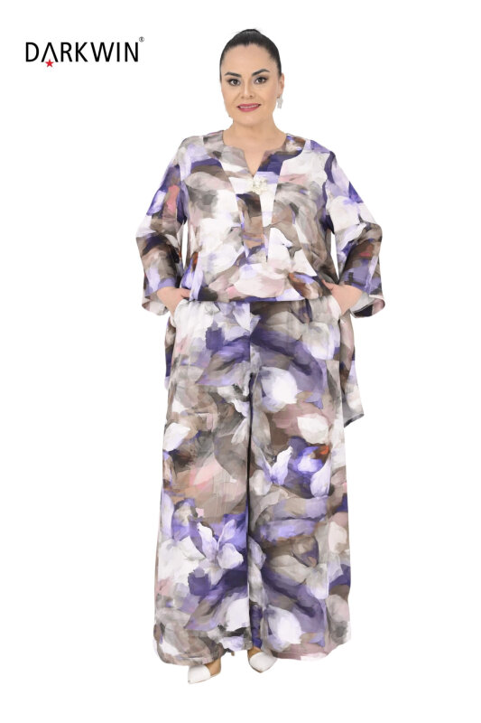 P9694 DARKWIN BLUZ-ETEK DESENLI - 5