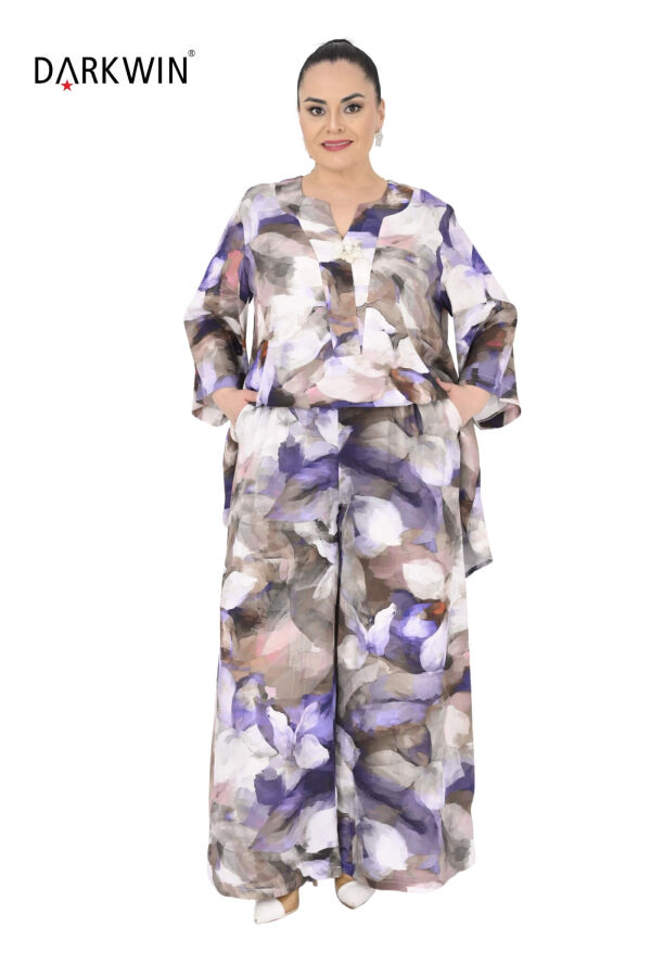 P9694 DARKWIN BLUZ-ETEK DESENLI - 5