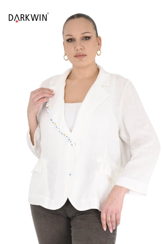 P9696 DARKWIN CEKET BEYAZ - 4