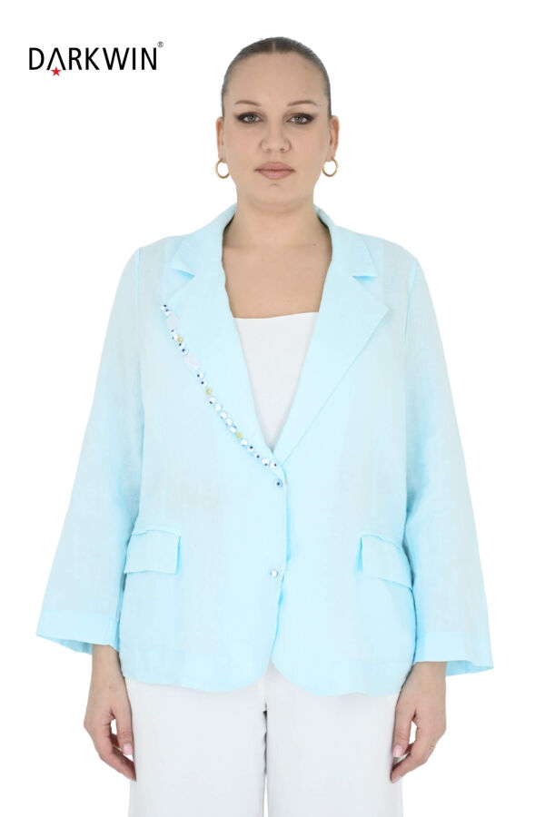 P9696 DARKWIN CEKET MAVI - 1