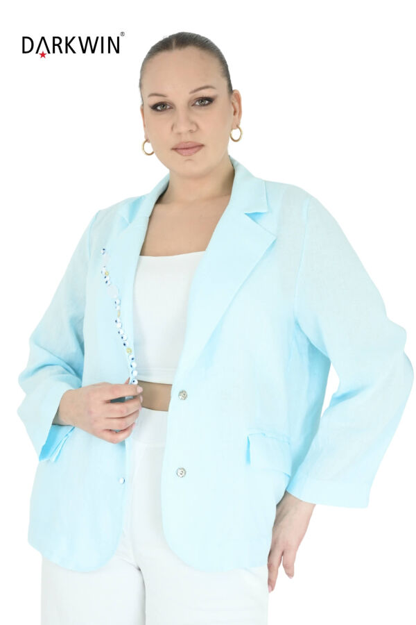 P9696 DARKWIN CEKET MAVI - 4