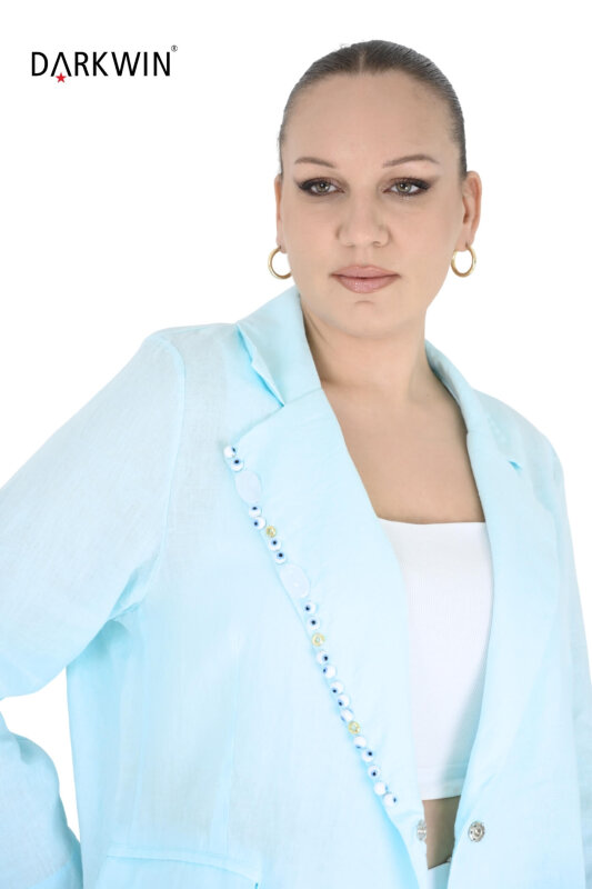 P9696 DARKWIN CEKET MAVI - 5