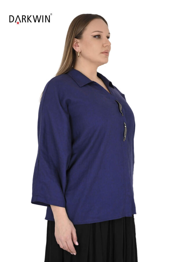 P9698 DARKWIN GÖMLEK LACIVERT - 2