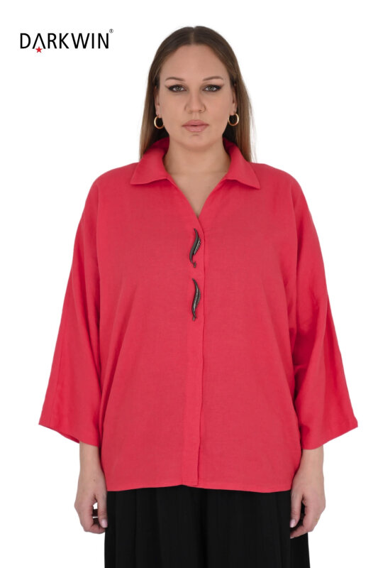 P9698 DARKWIN GÖMLEK MERCAN - DARKWIN