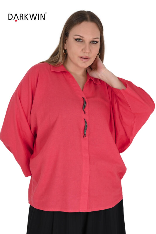 P9698 DARKWIN GÖMLEK MERCAN - 4