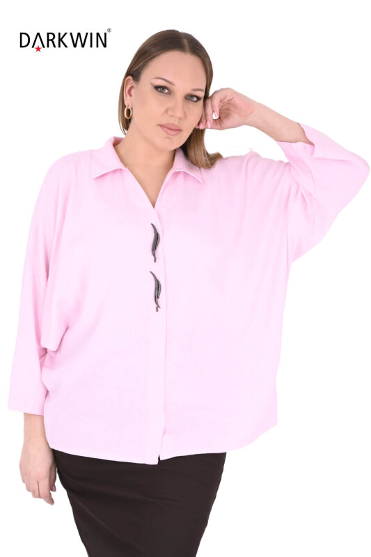 P9698 DARKWIN GÖMLEK PEMBE - 4