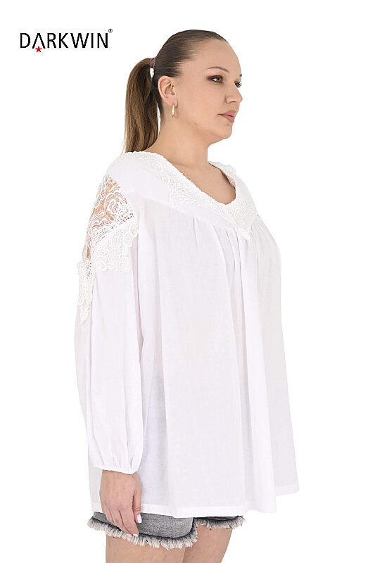 P9703 DARKWIN BLUZ BEYAZ - DARKWIN (1)