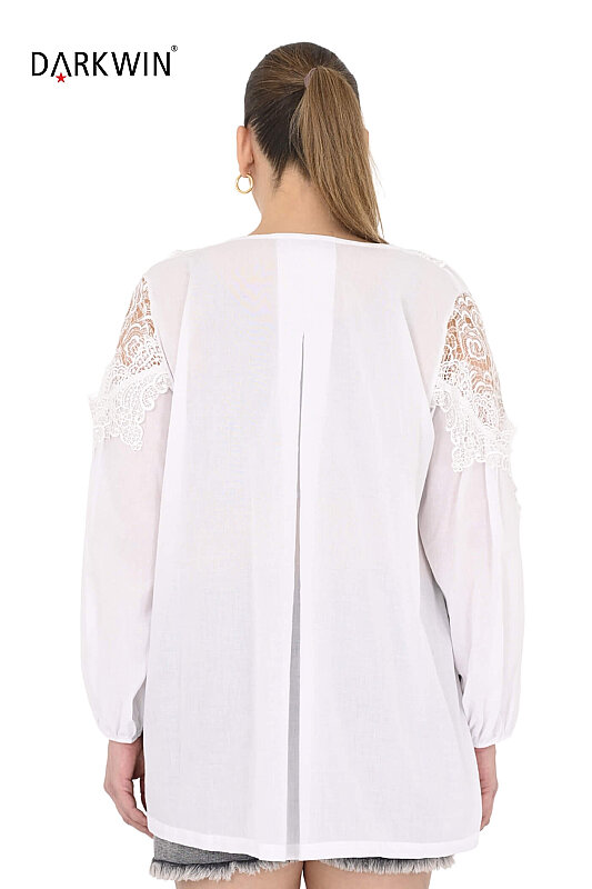 P9703 DARKWIN BLUZ BEYAZ - 3