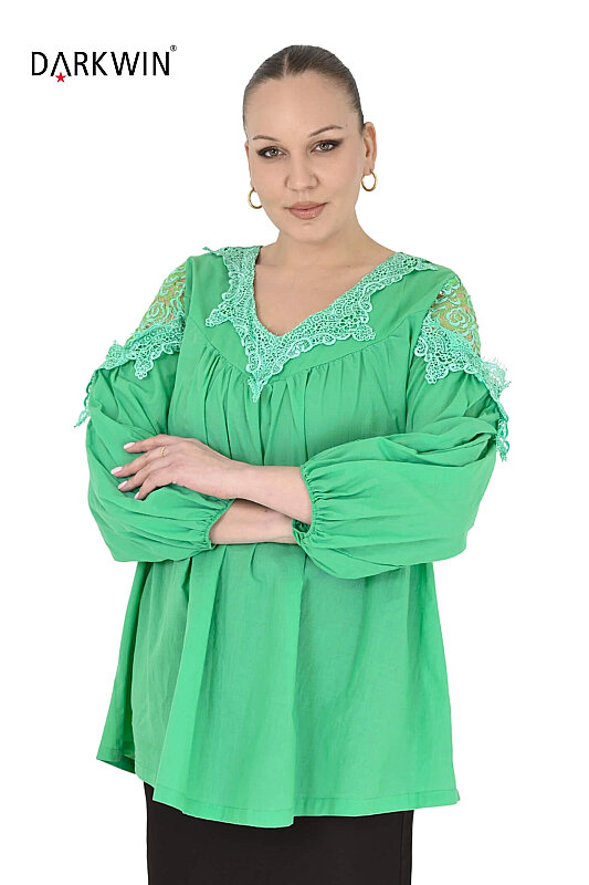 P9703 DARKWIN BLUZ YESIL - 4