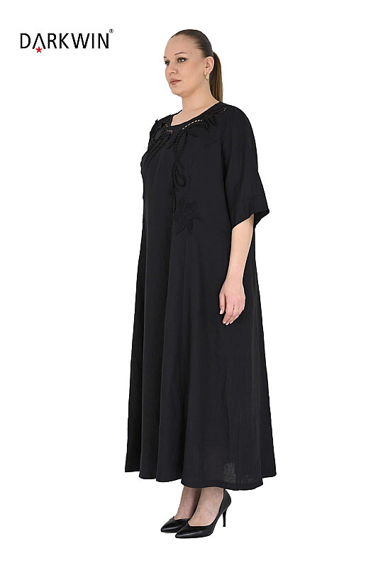 P9752 DARKWIN ELBİSE 2 Lİ SIYAH - DARKWIN (1)