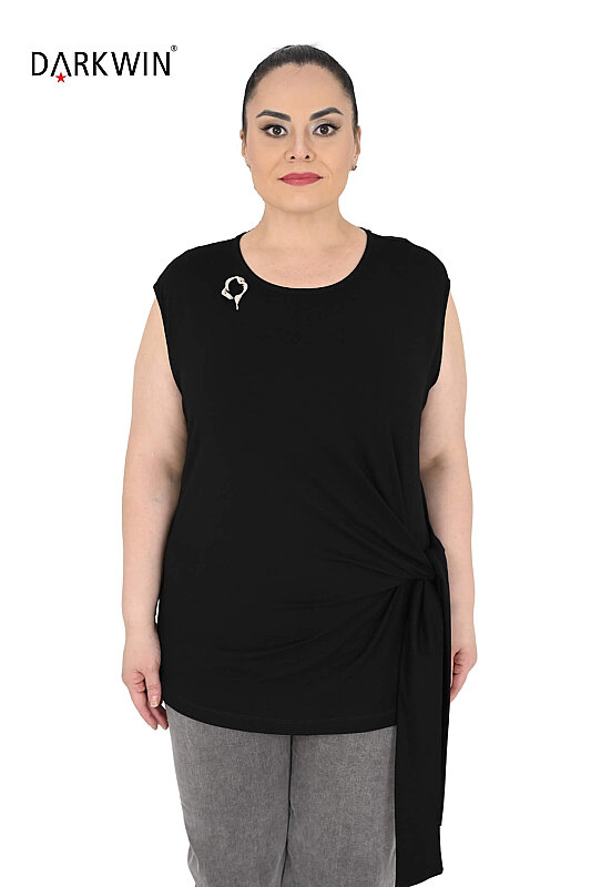 P9787 DARKWIN BLUZ SIYAH - DARKWIN (1)